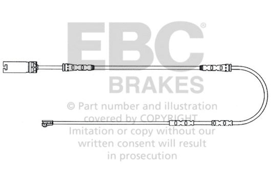 EBC 2011-2012 BMW 135 3.0L Turbo Front Wear Leads