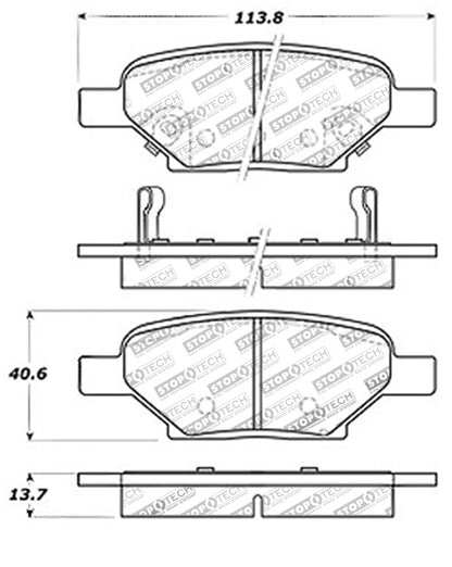 StopTech Street Touring Brake Pads