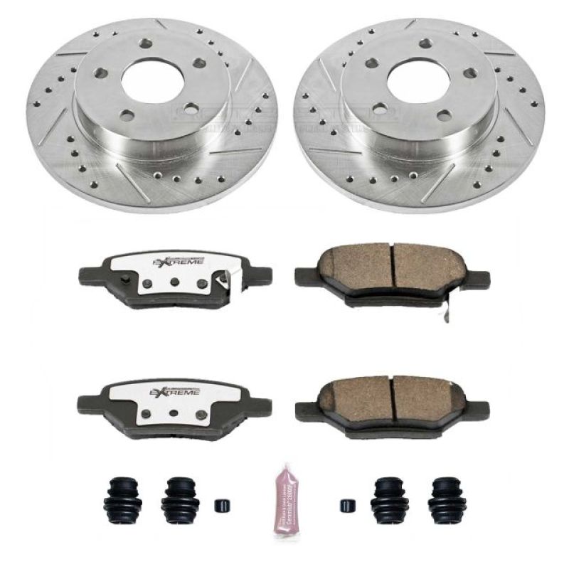 Power Stop 04-08 Chevrolet Malibu Front Z26 Street Warrior Brake Kit