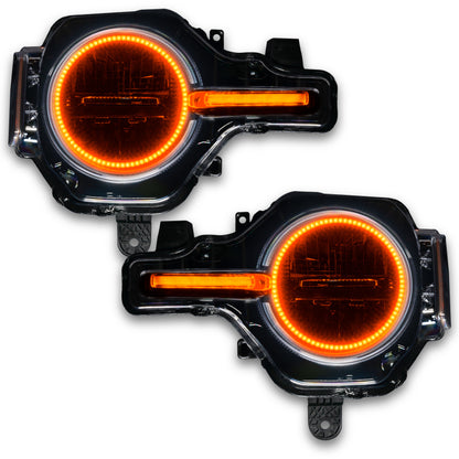 Oracle 2122 Ford Bronco Headlight Halo Kit w/DRL Bar  Base Headlights w/Simple Control