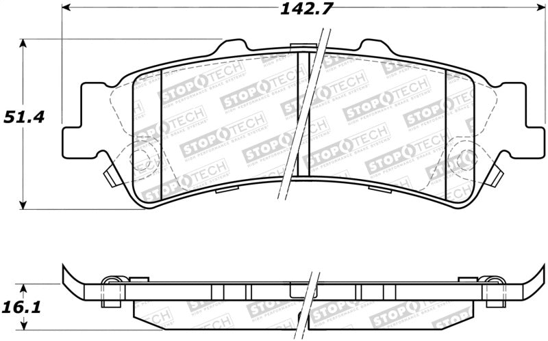 StopTech Street Brake Pads