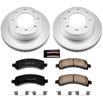 Power Stop 03-13 Chevrolet Express 3500 Rear Z17 Evolution Geomet Coated Brake Kit