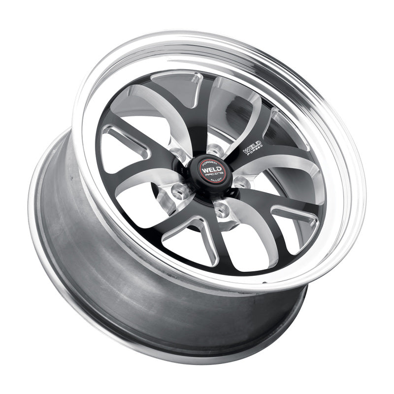 Weld S76 15x8.33 / 5x4.75 BP / 4.5in. BS Black Wheel (Low Pad) - Non-Beadlock