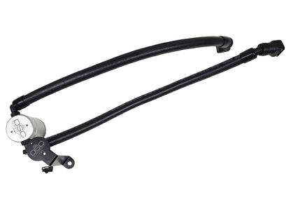 J&amp;L 2020-2025 Ford Explorer 3.0L EcoBoost Oil Separator 3.0 Passenger Side - Clear Anodized