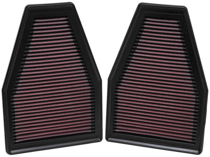 K&N Replacement Air Filter 12-13 Porsche 911 3.4L / 12 911 3.8L / 13 911 3.6L / 13 911 Carrera 3.8L