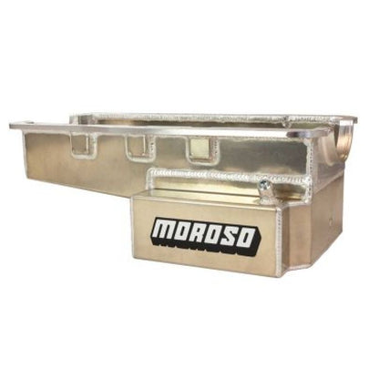 Moroso Ford 289-302 Road Race Baffled Front Sump 8in Deep Aluminum Oil Pan