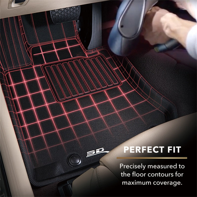 3D MAXpider 19-23 Volkswagen Arteon Kagu Floor Mat- Black R1 R2