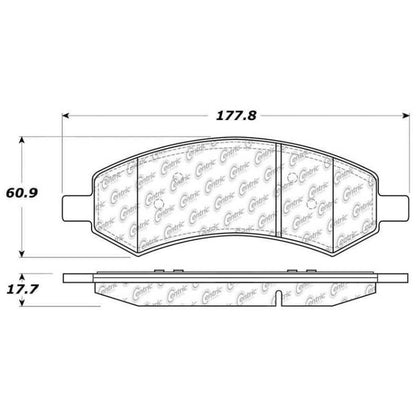 StopTech 06-17 Dodge Ram 1500 Street Performance Front Brake Pads