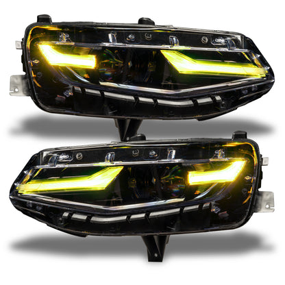 Oracle 19-21 Chevy Camaro LS/LT RGB+A Headlight DRL Kit - w/ Simple Controller