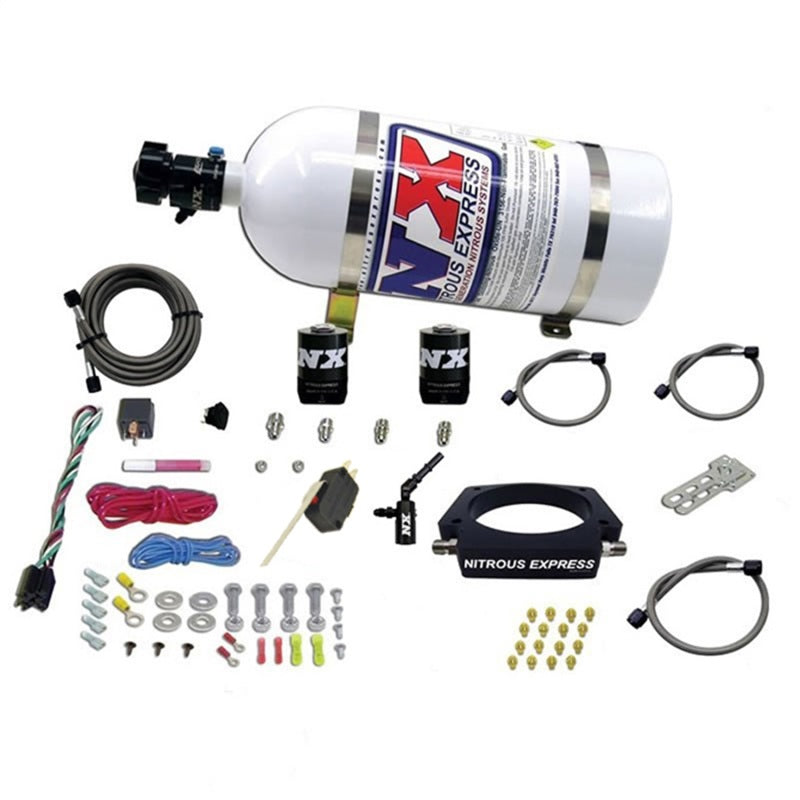 Nitrous Express LT2 C8 Nitrous Plate Kit (50-300HP) w/10lb Bottle