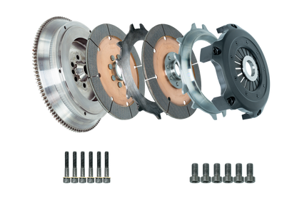 DKM Clutch 11-13 BMW 135i 215mm Ceramic Twin Disc MRX Clutch Kit w/Flywheel (850 ft/lbs Torque)