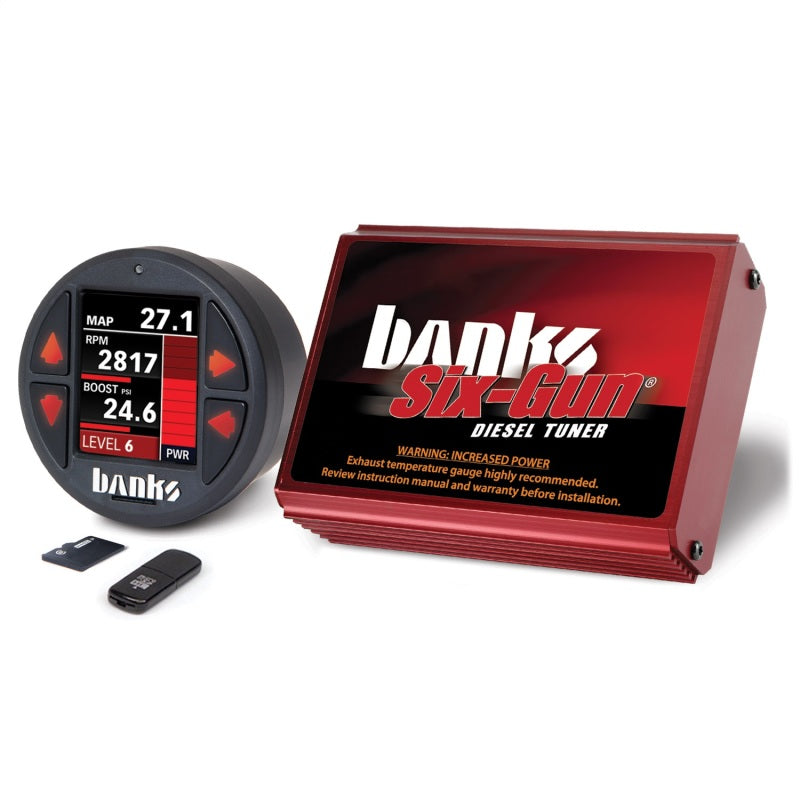 Banks 04-05 Chevy/GMC 2500/3500 6.6L LLY Six-Gun Diesel Tuner w/ iDash-1.8 DataMonster