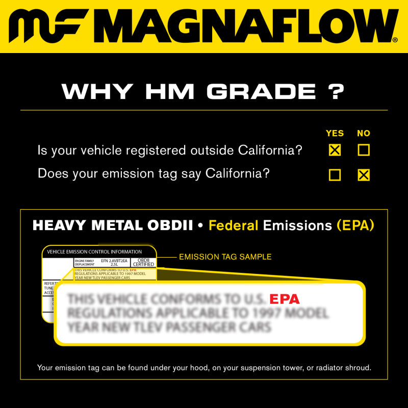 MagnaFlow Conv DF 02-05 Sedona Rear Manifold