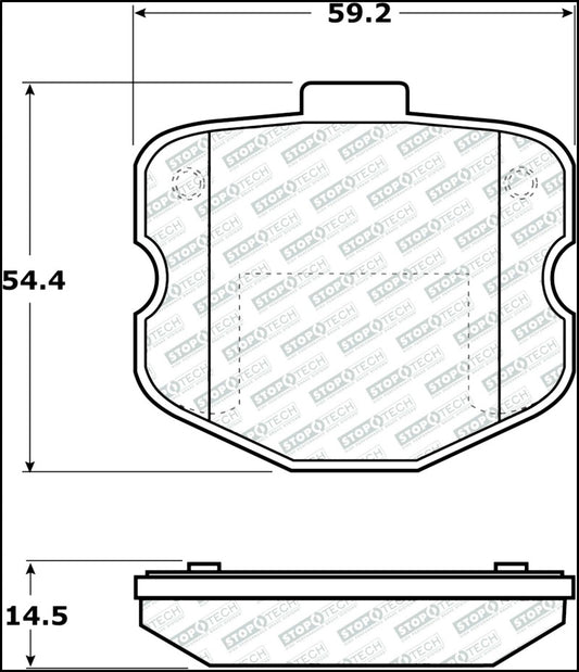 StopTech Street Select Brake Pads - Front