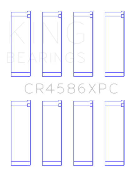 King Engine Bearings Mitsubishi 4B11T Performance Coated Rod Bearing Set - Size STD