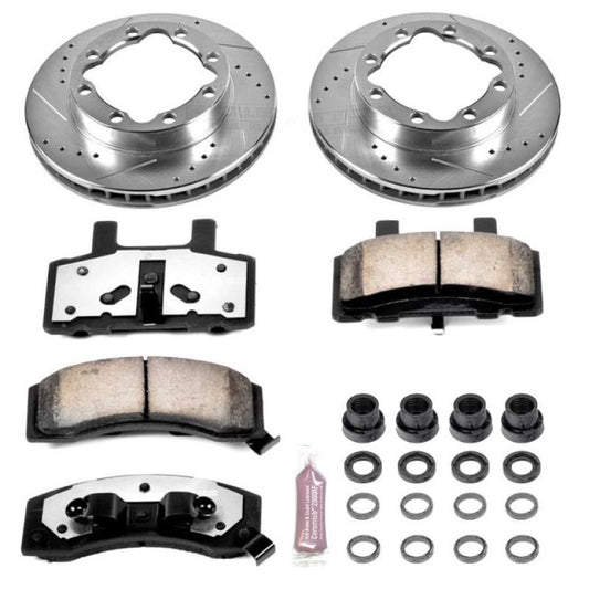 Power Stop 94-99 Chevrolet K1500 Suburban Front Z36 Truck & Tow Brake Kit