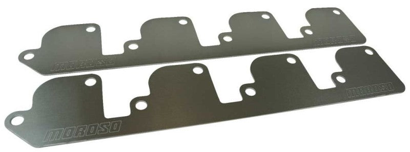 Moroso Ford 351C/351M/400 Exhaust Block Off Storage Plate - Pair