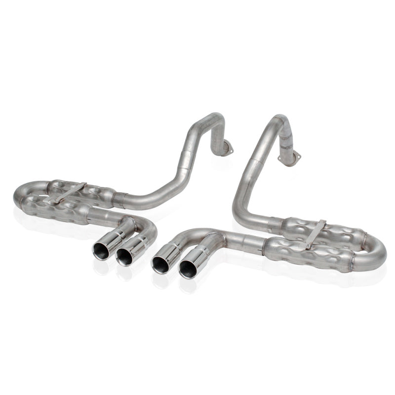Stainless Works 1997-04 Corvette C5 2-1/2in Axle Back Quad Rolled Edge Tips