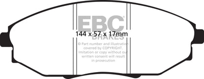 EBC 04-06 Chevrolet Epica 2.5 Ultimax2 Front Brake Pads