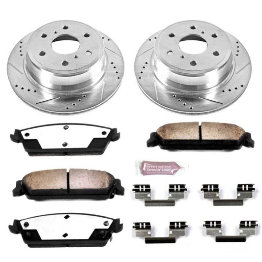 Power Stop 07-14 Cadillac Escalade Rear Z36 Truck & Tow Brake Kit