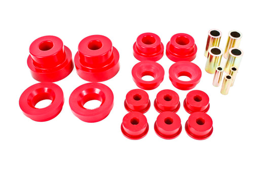 BMR 10-15 5th Gen Camaro Pro Version Rear Cradle Bushing Kit (BK024 BK029) - Red