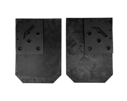 Agency Power 20-22 Polaris RZR Pro XP/ 22-23 Polaris RZR Pro R Black Rear Mud Guards