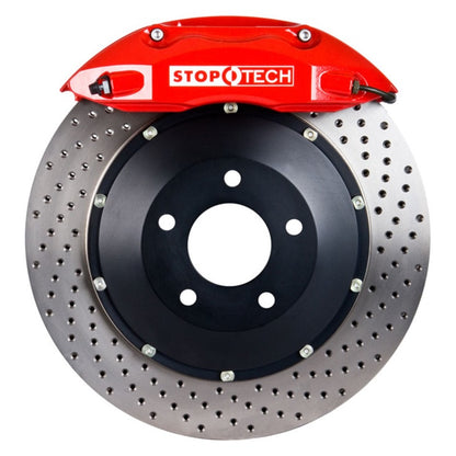 StopTech 98-06 Toyota Landcruiser Front BBK ST-40 Red Caliper 355x32mm Drilled Rotors