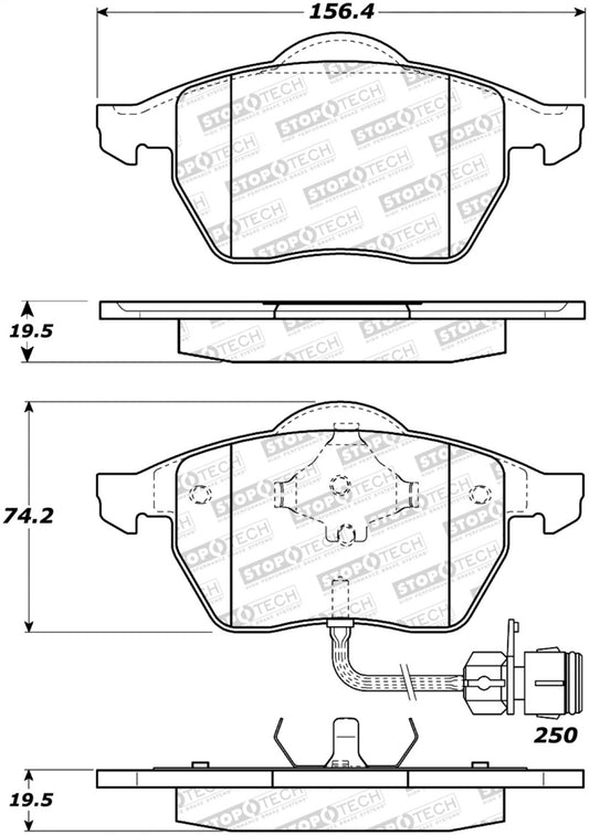 StopTech Street Brake Pads - Rear