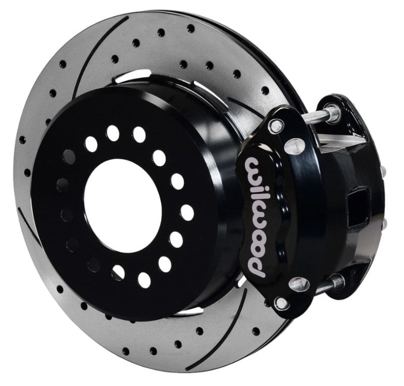 Wilwood D154 Rear 12.19in P-Brake Kit 2.75in-2.81in Offset - Black