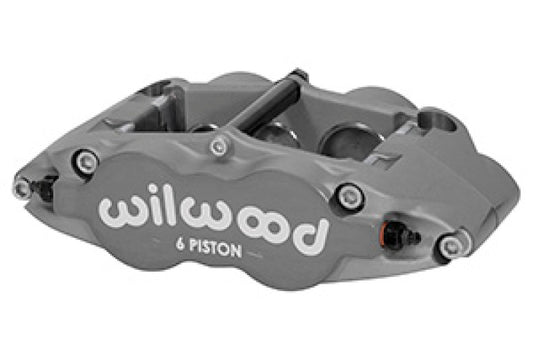 Wilwood Caliper-Forged Narrow Superlite 6R-L/H 1.75/1.25in/1.25in Pistons 1.25in Rotor - Anodized