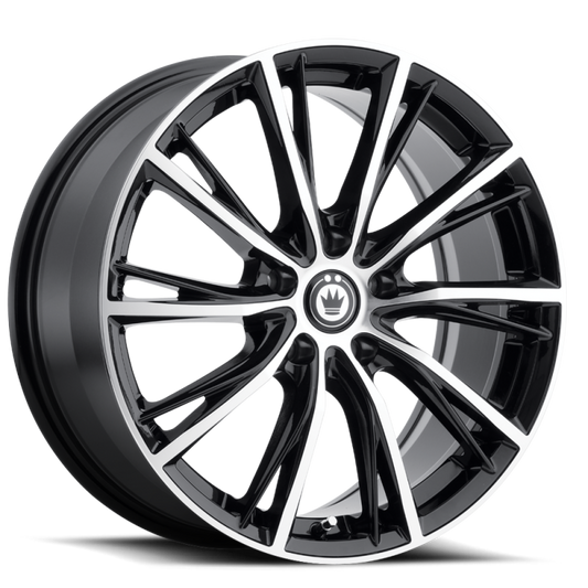 Konig Impression 16x7.5 5x114.3 ET40 Gloss Black w/ Machined Face