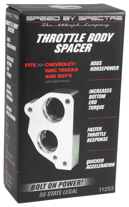 Spectre 86-95 GM 4.3L/5.0L/5.7L Throttle Body Injection Spacer