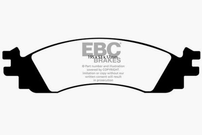 EBC 06-10 Ford Explorer 4.0 2WD Greenstuff Front Brake Pads