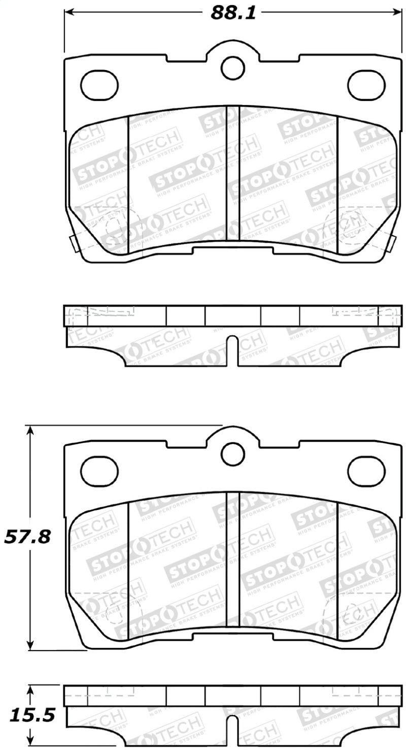 StopTech Street Brake Pads