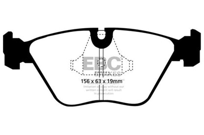 EBC 92-95 BMW M3 3.0 (E36) Ultimax2 Front Brake Pads