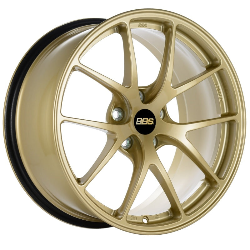 BBS RI-A 18x9.5 5x120 ET23 Gold Wheel -82mm PFS/Clip Required