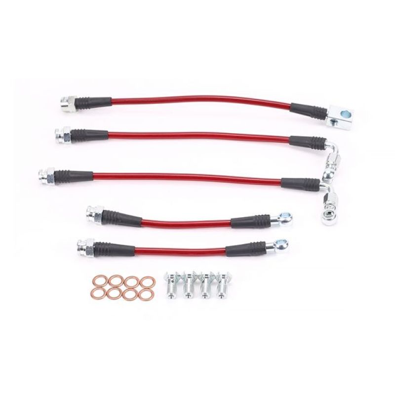 Power Stop 98-02 Chevrolet Camaro Front & Rear SS Braided Brake Hose Kit