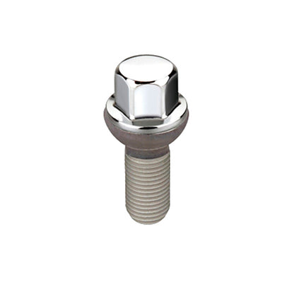 McGard Hex Lug Bolt (Radius Seat) M14X1.5 / 17mm Hex / 28.1mm Shank Length (Box of 50) - Chrome