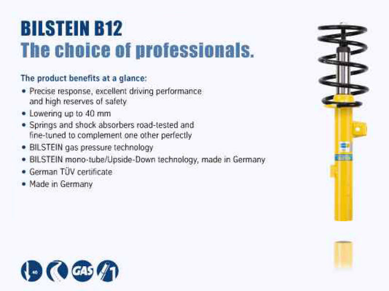 Bilstein B12 2007 Volkswagen Passat 3.6 AWD Wagon Front and Rear Suspension Kit