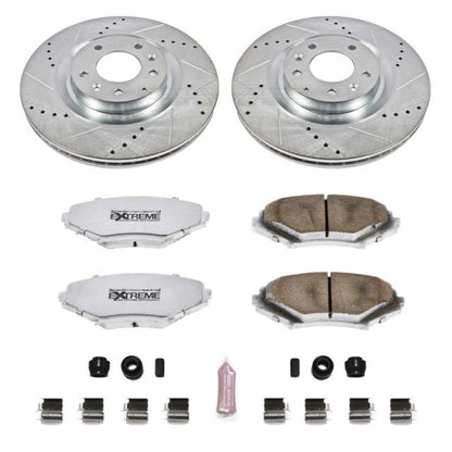 Power Stop 04-11 Mazda RX-8 Front Z26 Street Warrior Brake Kit