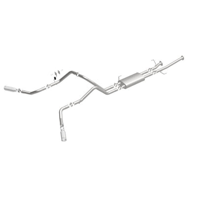 MagnaFlow Cat-Back 10-15 Toyota Tundra SC LB / CC SB 4.6L/5.7L V8 SS 2.5 Dual Split Rear 4in Tip