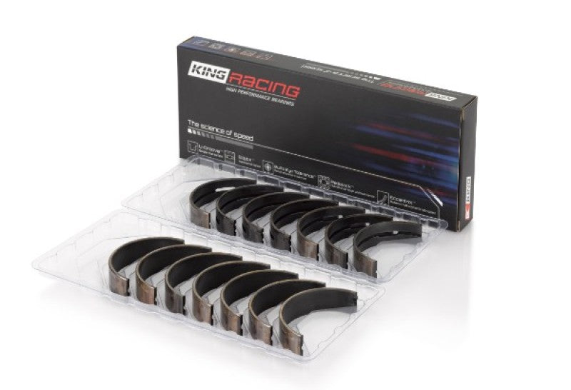 King Engine Bearings Volkswagen VR6 2.8L Performance Main Bearing Set .25 Oversize - 7 Pairs