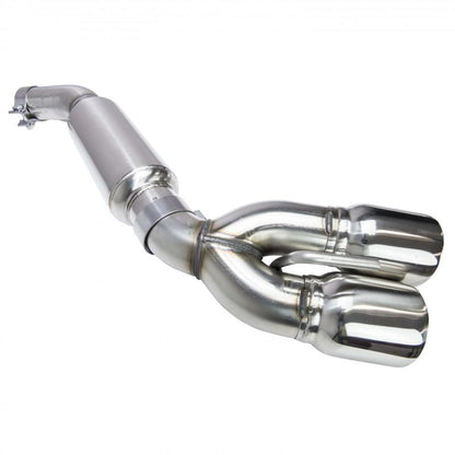 Kooks 2016 + Chevrolet Camaro SS 3in Axle Back Exhaust System w/ Mufflers and Polished Quad Tips