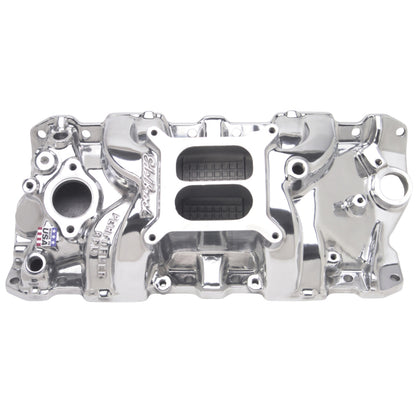 Edelbrock Perf RPM Manifold Polished