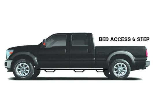 N-Fab Nerf Step 2017 Ford F-250/350 Super Duty SuperCab 6.5ft Bed - Gloss Black - Bed Access - 3in