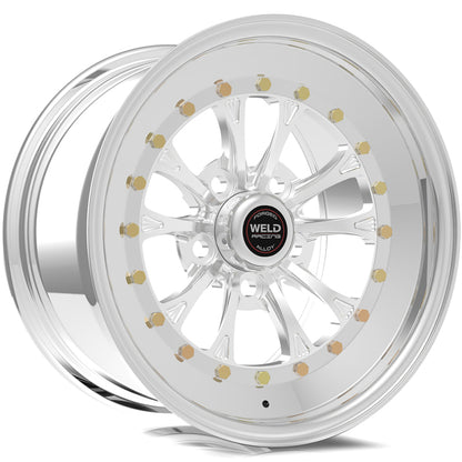 Weld Vitesse 15x7 / 5x4.75 BP / 4.5in. BS Polished Wheel - Non-Beadlock