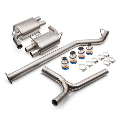 Cobb 22-24 Subaru WRX Titanium Catback Exhaust (Incl. Burnt Ti Tips)