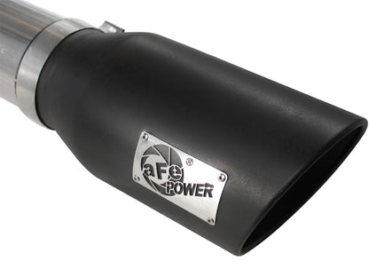 aFe MACHForce XP Exhaust 5in DPF-Black, GM Diesel Trucks 07.5-10 V8-6.6L 9(td) LMM