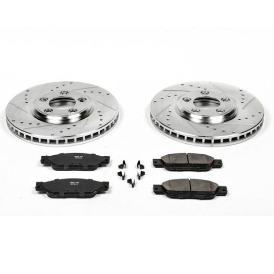 Power Stop 03-04 Jaguar S-Type Front Z23 Evolution Sport Brake Kit