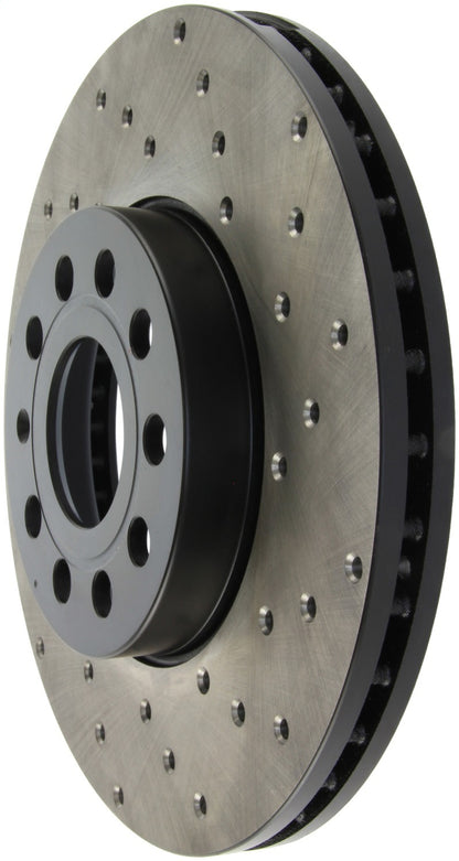 StopTech 05-10 VW Jetta (Exc Wagon) / 09-10 Jetta Wagon / 07-10 Rabbit Drilled Left Front Rotor